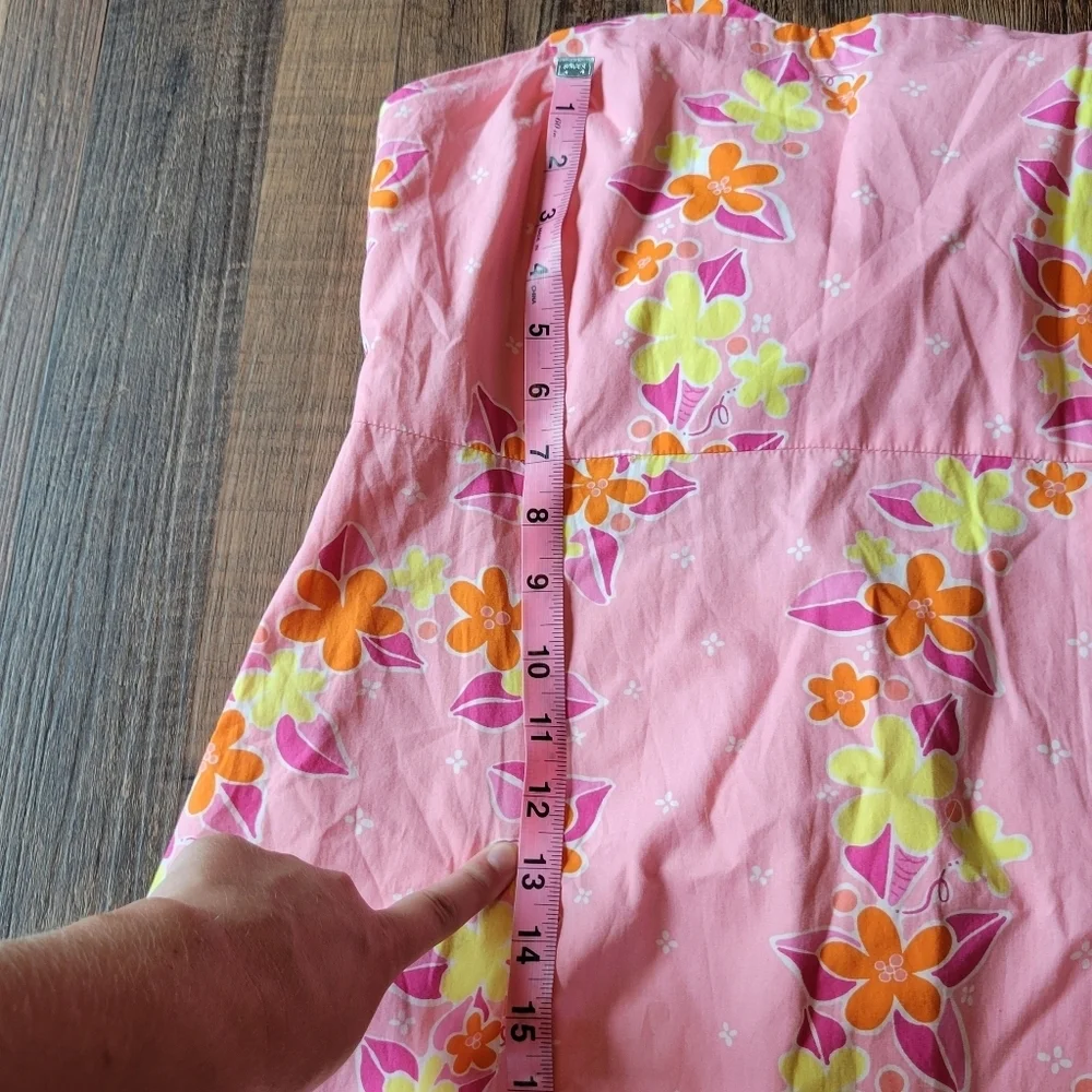 Vintage Lilly Pulitzer Sabrina Lei'd Back Floral Print Strapless Dress - Picture 11 of 11